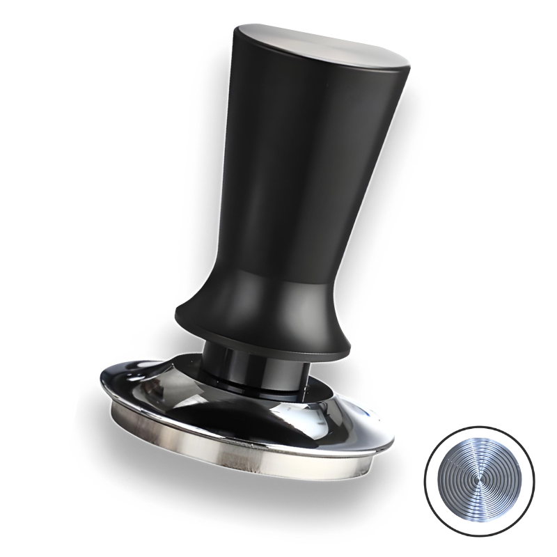 Tamper Cafea Jaskus, Inox, 51mm, Negru - detaliu 6