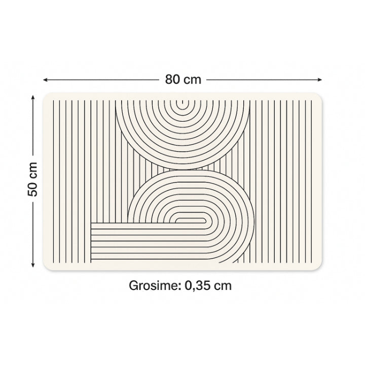 Covoras De Baie sau Blat - Nordic Minimalist