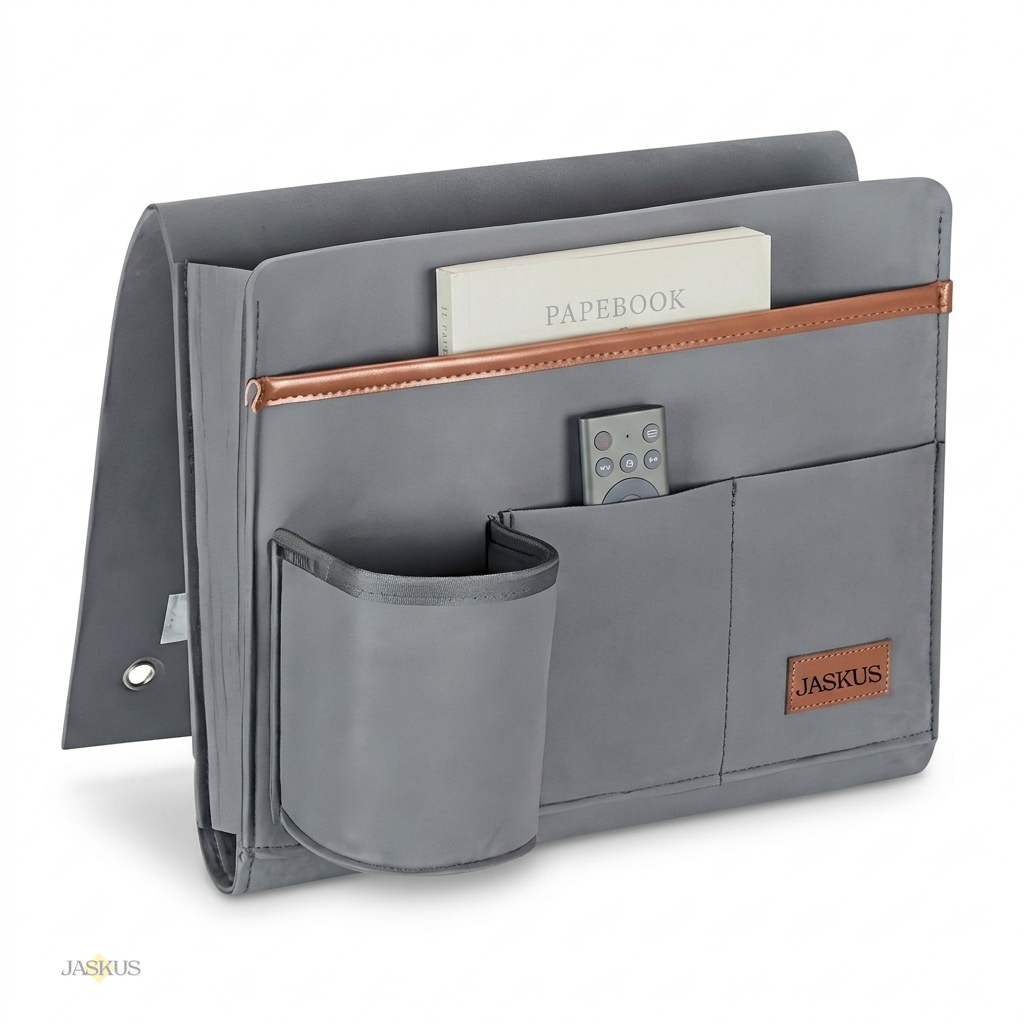 Organizator Canapea Jaskus, 5 Compartimente, 32x25 cm, Gri