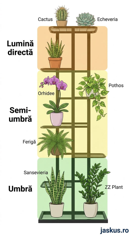 Ghid de aranjare Suport Vertical Jaskus®: 7 reguli pentru un colț verde perfect