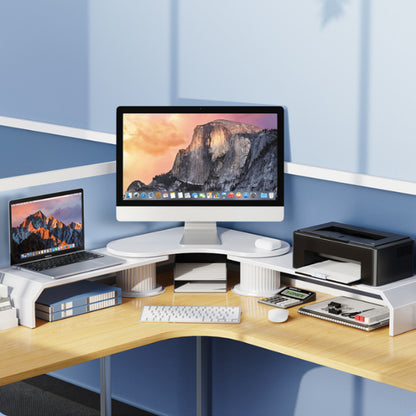 Stand Reglabil 3 în 1 pentru Monitor, Laptop & Accesorii