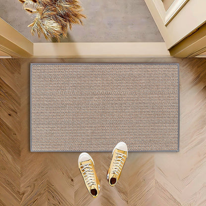 Pres Intrare Jaskus, Aspect Iuta, Antiderapant, 44x75 cm, Gri