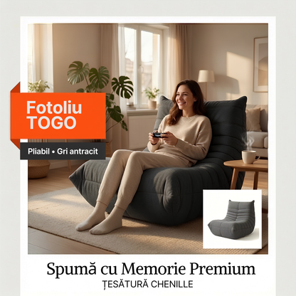 Fotoliu de Relaxare Jaskus Serenity, Gri