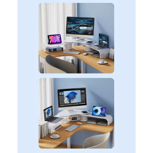 Stand Reglabil 3 în 1 pentru Monitor, Laptop & Accesorii