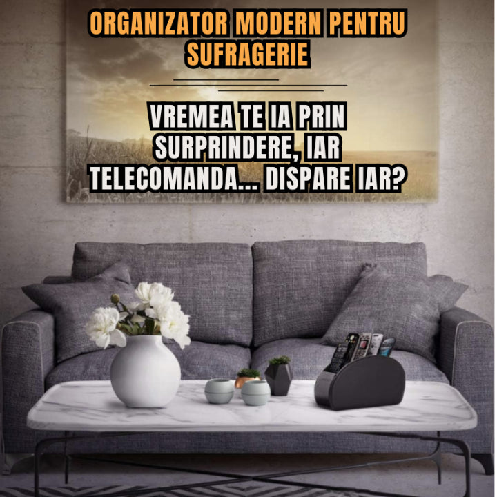 Suport din Piele Ecologica pentru Telecomenzi