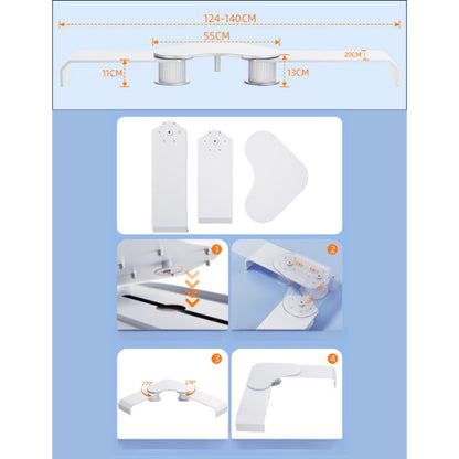 Stand Reglabil 3 în 1 pentru Monitor, Laptop & Accesorii