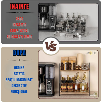 Raft Bucatarie din Bambus