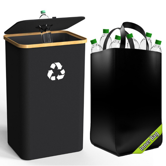 Sac Colector De Sticle, Plastic Sau Doze, Jaskus® Cu Geanta XL De 100L