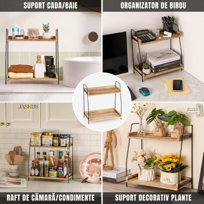 Raft Bucatarie din Bambus