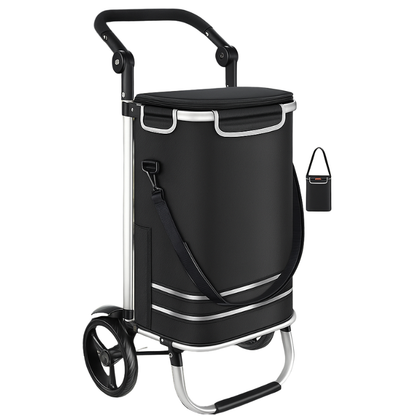 Cărucior Compact cu Cadru din Aluminiu - MarketPro Jaskus®