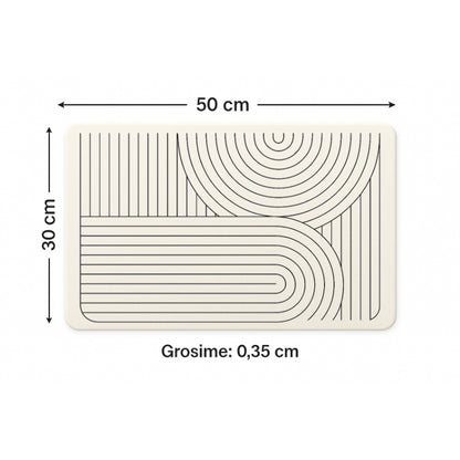 Covoras De Baie sau Blat - Nordic Minimalist