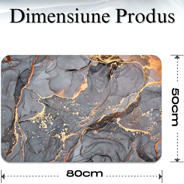 Covoras De Baie - Marmura Gri