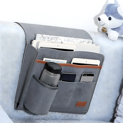 Organizator Canapea Jaskus, 5 Compartimente, 32x25 cm, Gri