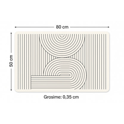 Covoras De Baie sau Blat - Nordic Minimalist