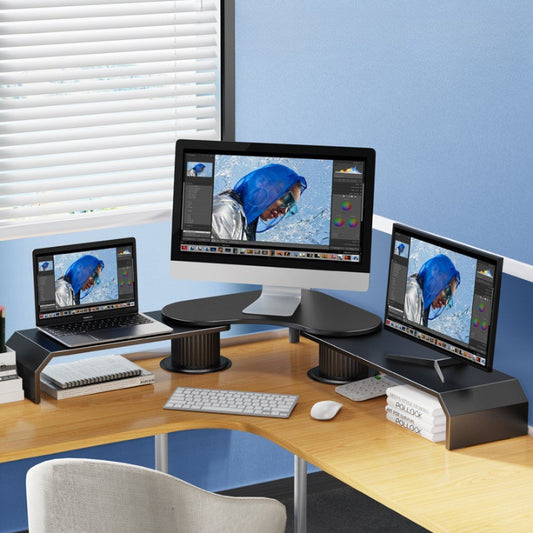 Stand Reglabil 3 în 1 pentru Monitor, Laptop & Accesorii