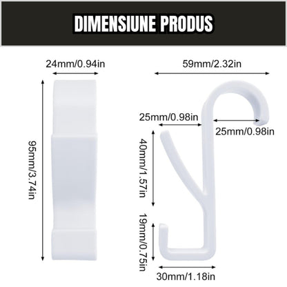 Set 6 Agatatori de Tip Carlige Pentru Radiator