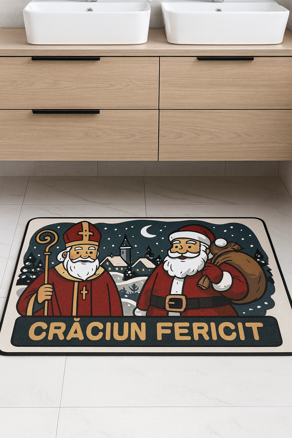 Covoras de Baie Jaskus, Diatomit, Craciun Fericit