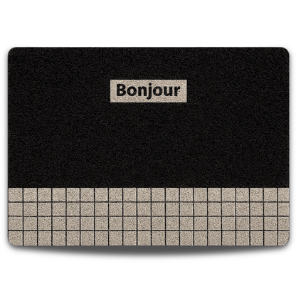 Pres Intrare Jaskus Bonjour, Design Mozaic, PVC, 60x90 cm
