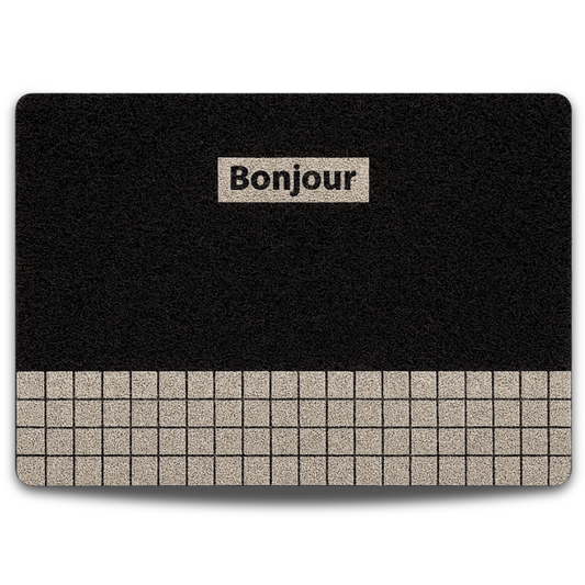 Pres Intrare Jaskus Bonjour, Design Mozaic, PVC, 60x90 cm