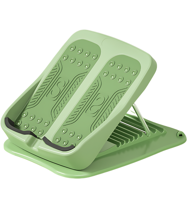 Rampa de Stretching Jaskus, Gambe, Reglabila, Verde