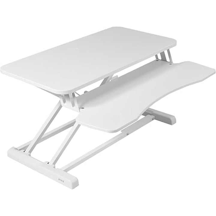 Suport Standing Desk Pneumatic 40x60 Alb