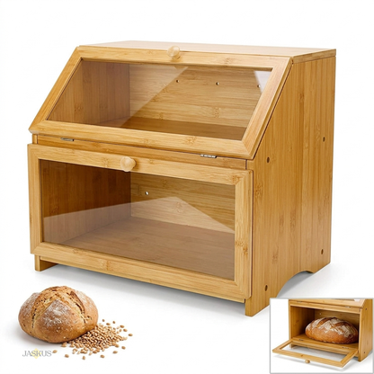 Cutie pentru Paine BambooBread 2 Nivele