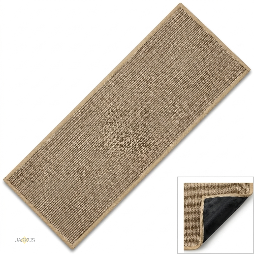 Covoras de Bucatarie Jaskus, Rezistent la Pete 44x120cm, Negru